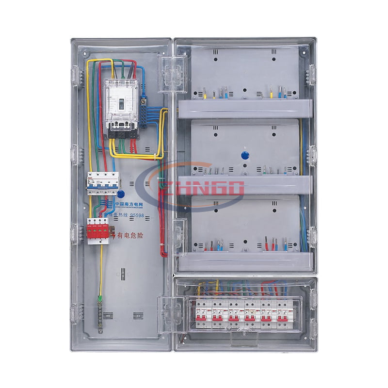 南網(wǎng)費(fèi)控單相六表位電子式電表箱