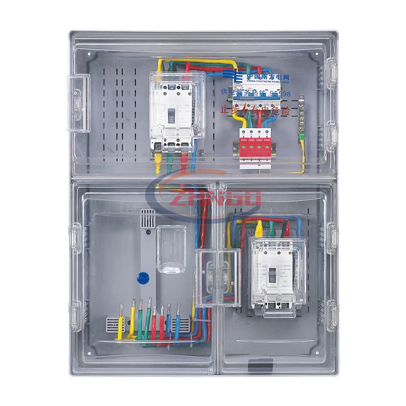 南網(wǎng)費控三相一表位動力箱