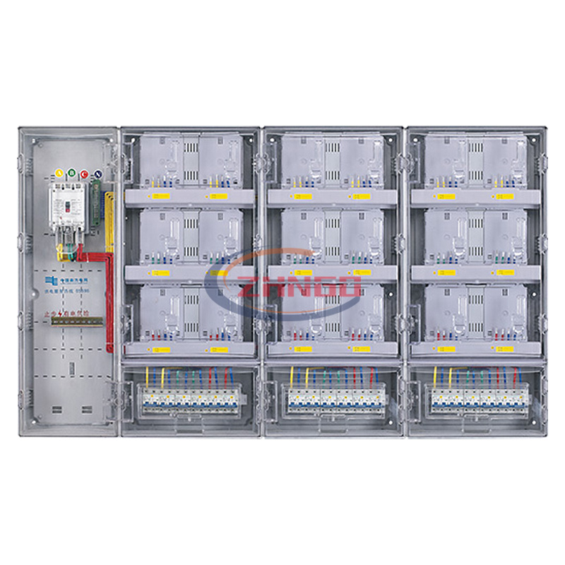 南網(wǎng)費控單相十八表位插卡式電表箱